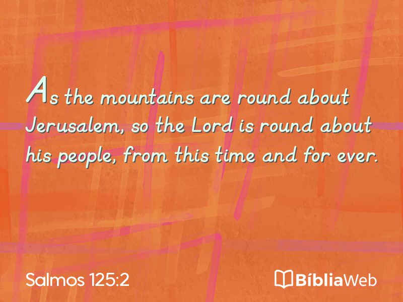 Salmos 125:2 em imagem para compartilhar