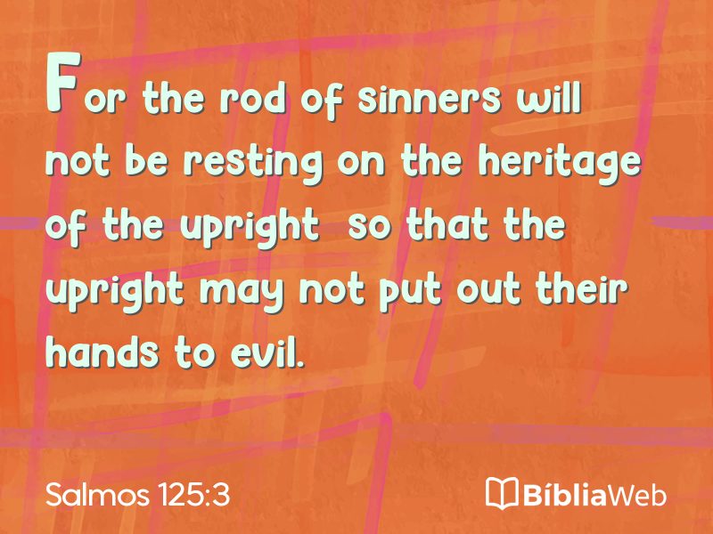 Salmos 125:3 em imagem para compartilhar