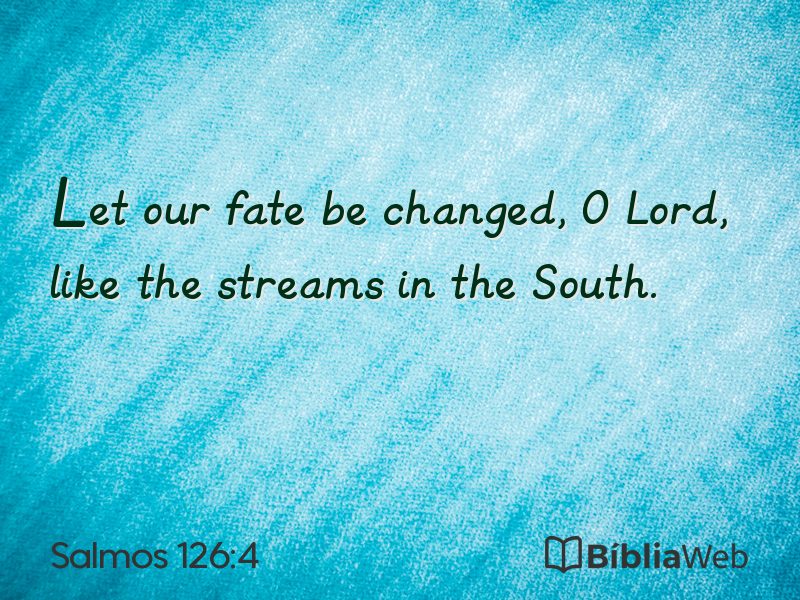 Salmos 126:4 em imagem para compartilhar