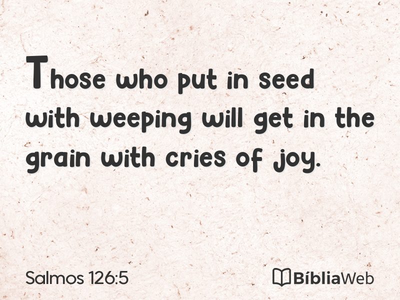 Salmos 126:5 em imagem para compartilhar
