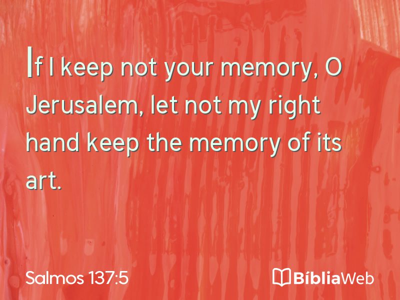 Salmos 137:5 em imagem para compartilhar