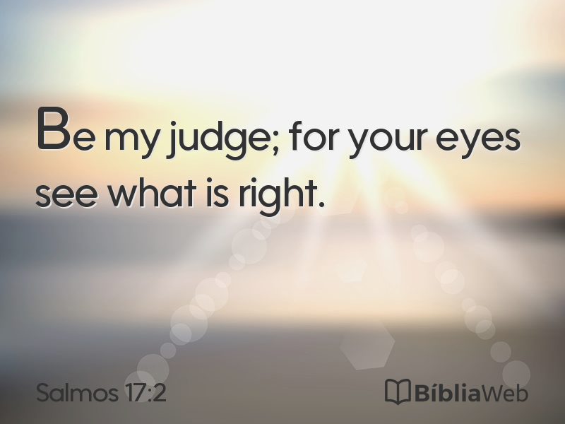 Salmos 17:2 em imagem para compartilhar
