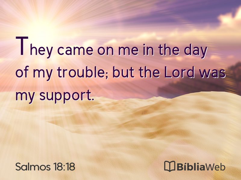 Salmos 18:18 em imagem para compartilhar