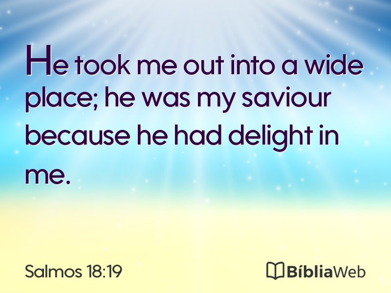 Salmos 18:19 em imagem para compartilhar