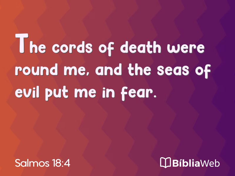 Salmos 18:4 em imagem para compartilhar
