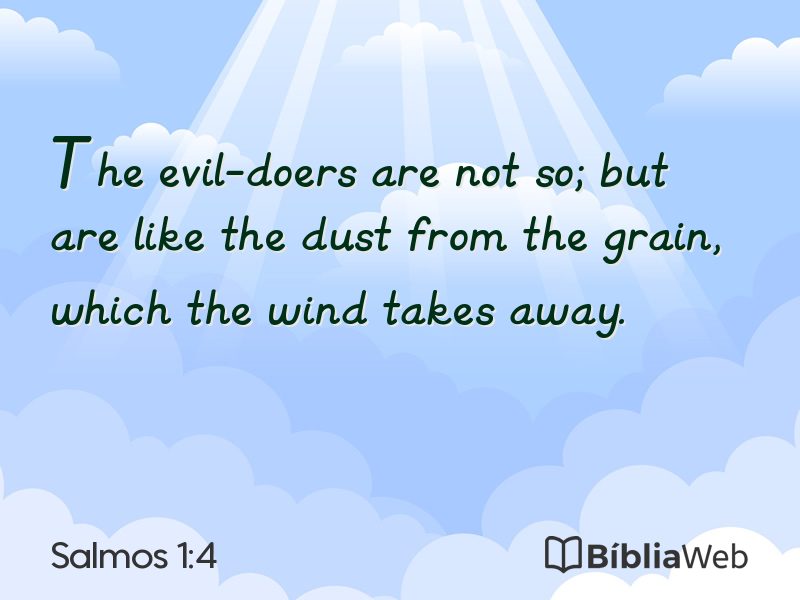 Salmos 1:4 em imagem para compartilhar
