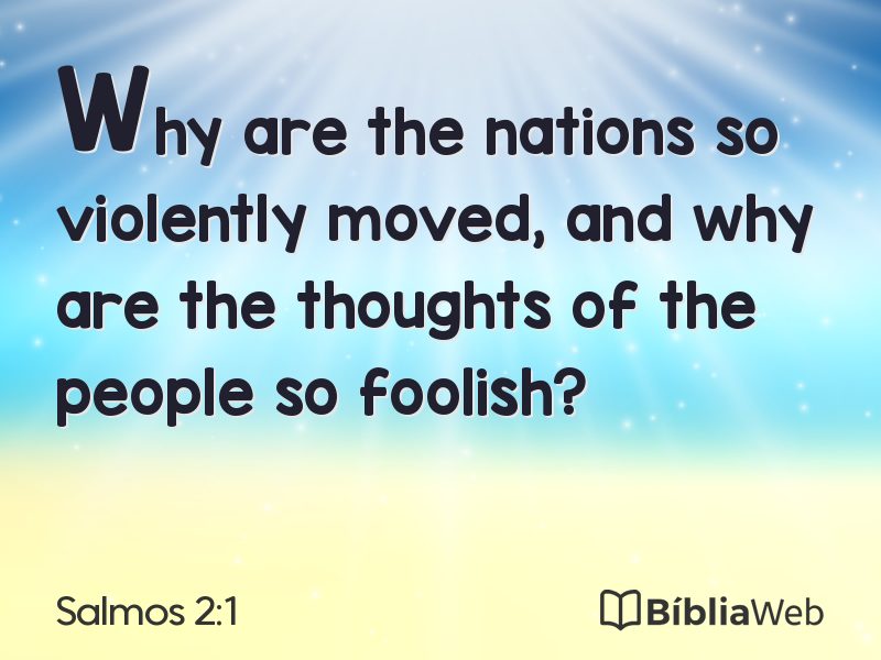 Salmos 2:1 em imagem para compartilhar