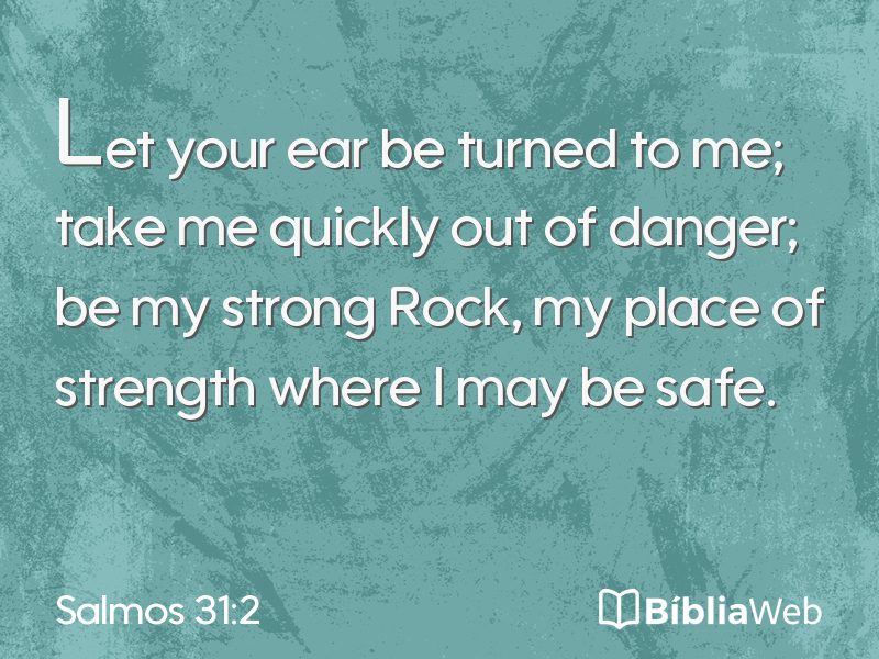Salmos 31:2 em imagem para compartilhar