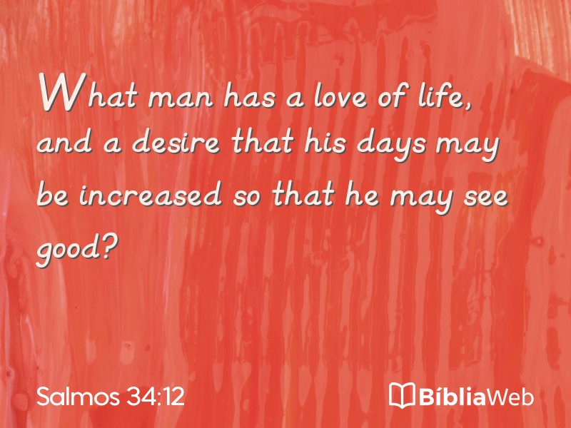 Salmos 34:12 em imagem para compartilhar
