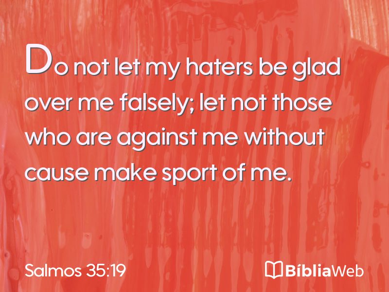 Salmos 35:19 em imagem para compartilhar
