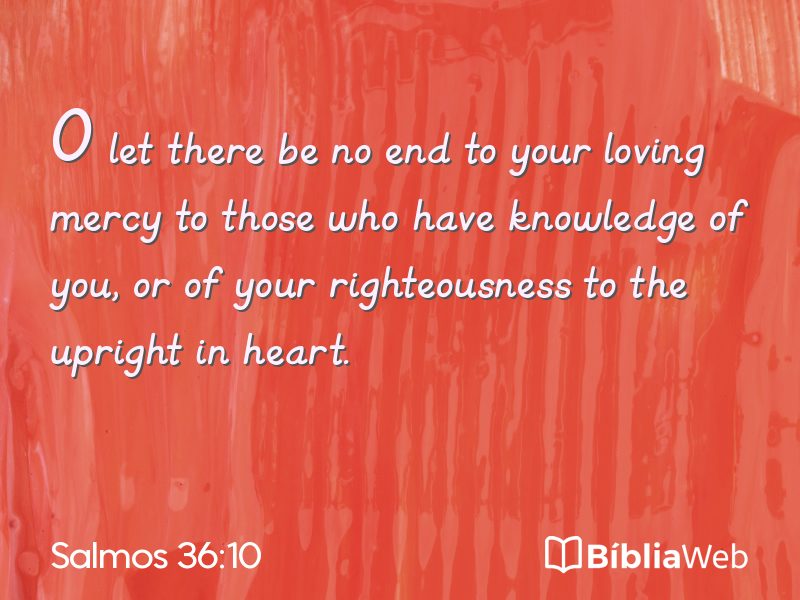 Salmos 36:10 em imagem para compartilhar