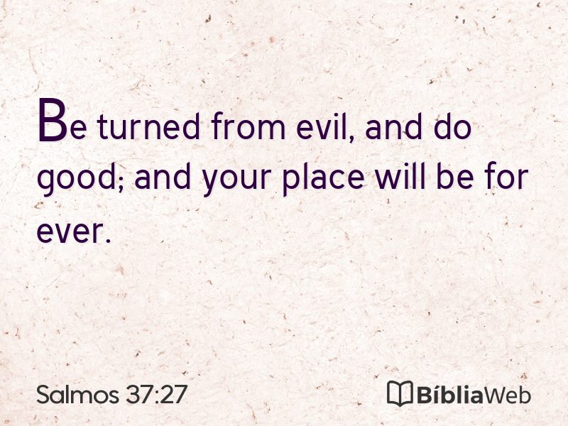 Salmos 37:27 em imagem para compartilhar