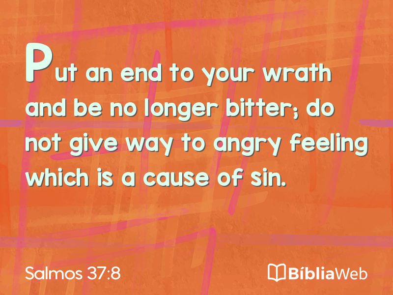 Salmos 37:8 em imagem para compartilhar