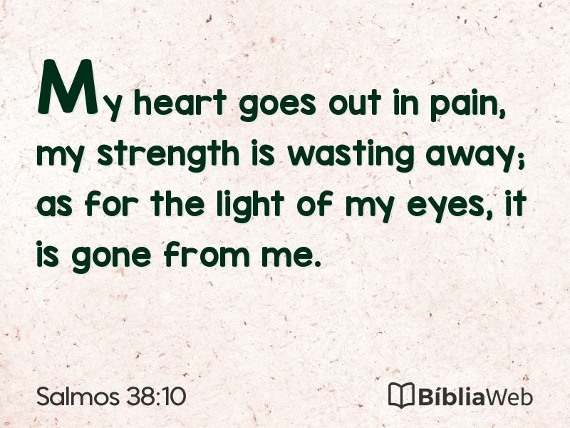 Salmos 38:10 em imagem para compartilhar