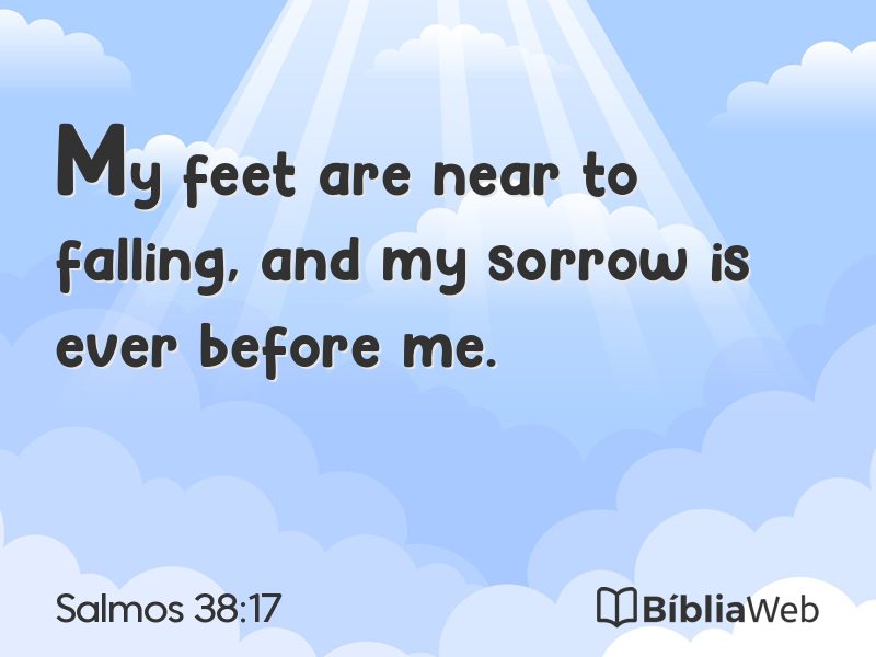 Salmos 38:17 em imagem para compartilhar