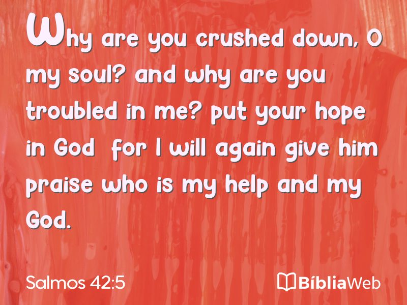 Salmos 42:5 em imagem para compartilhar
