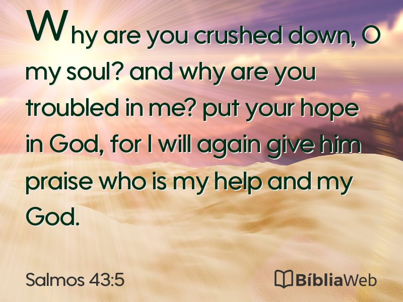 Salmos 43:5 em imagem para compartilhar