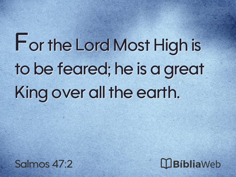 Salmos 47:2 em imagem para compartilhar