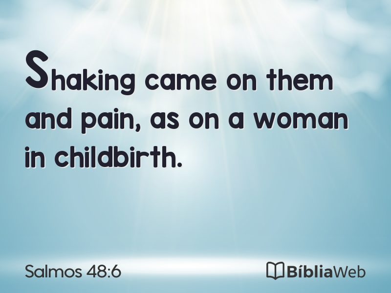 Salmos 48:6 em imagem para compartilhar