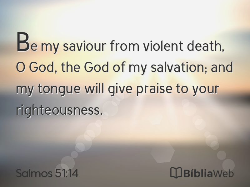Salmos 51:14 em imagem para compartilhar