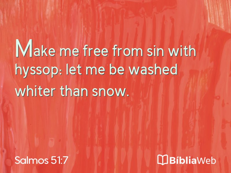 Salmos 51:7 em imagem para compartilhar