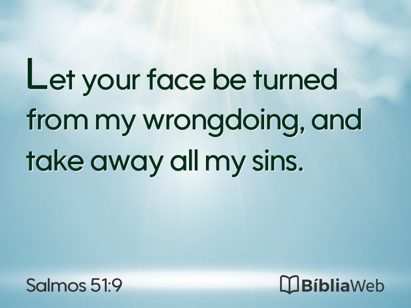 Salmos 51:9 em imagem para compartilhar