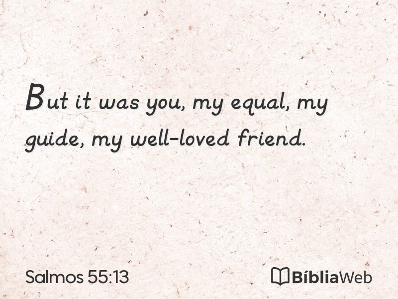 Salmos 55:13 em imagem para compartilhar