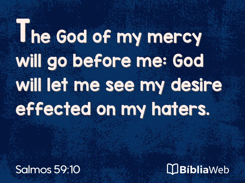 Salmos 59:10 em imagem para compartilhar