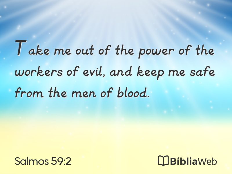 Salmos 59:2 em imagem para compartilhar