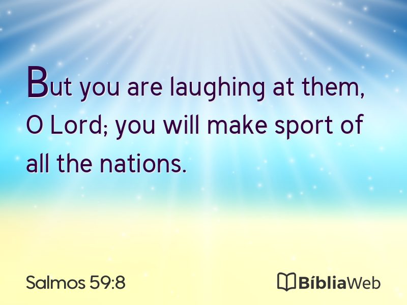 Salmos 59:8 em imagem para compartilhar