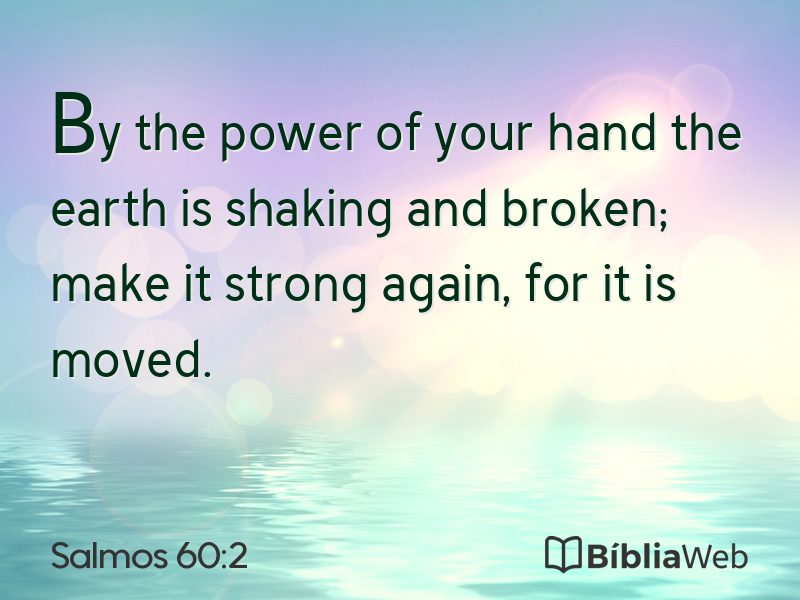Salmos 60:2 em imagem para compartilhar