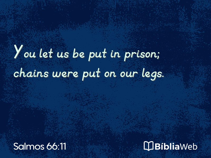 Salmos 66:11 em imagem para compartilhar