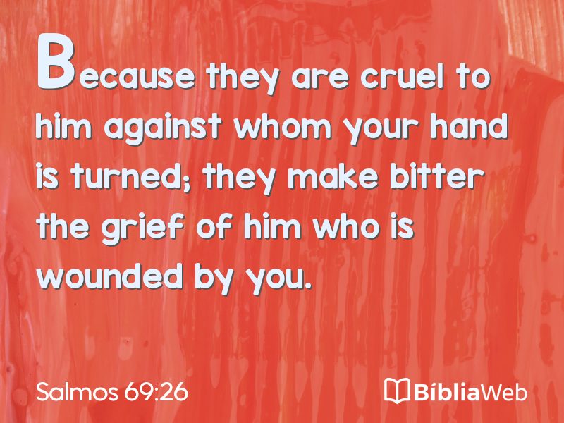 Salmos 69:26 em imagem para compartilhar