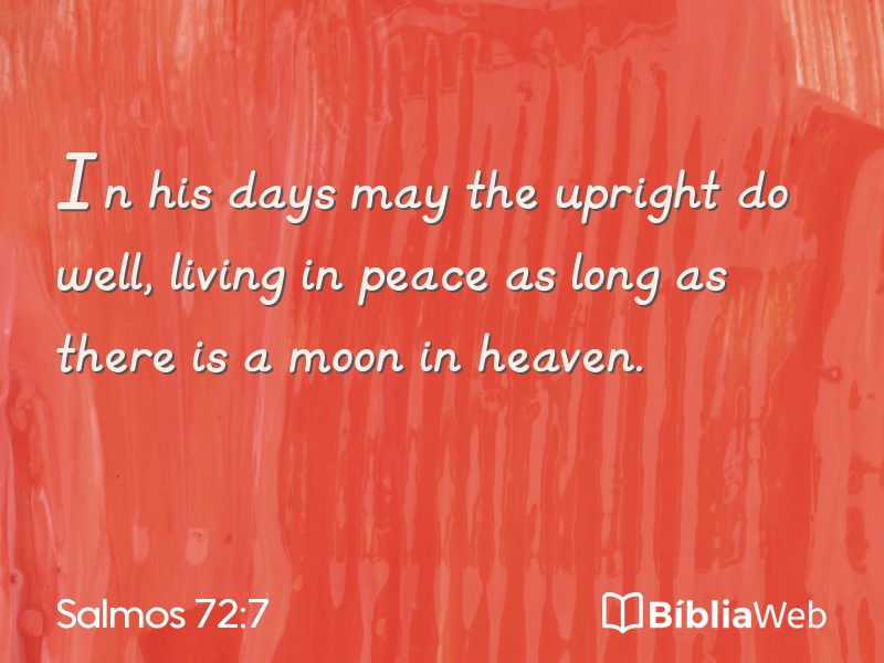 Salmos 72:7 em imagem para compartilhar