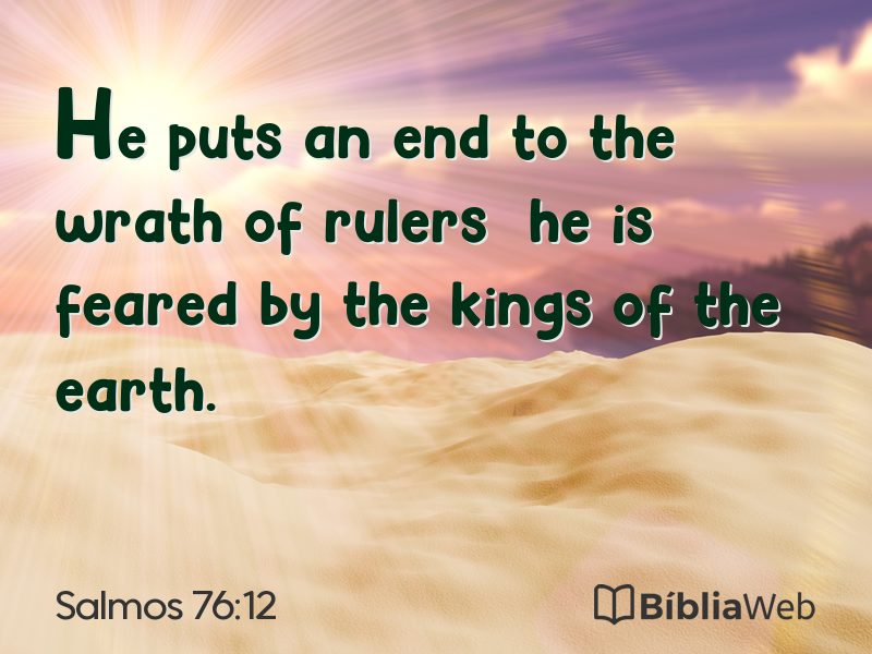 Salmos 76:12 em imagem para compartilhar