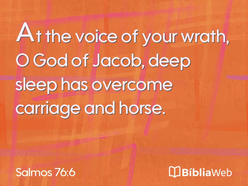 Salmos 76:6 em imagem para compartilhar
