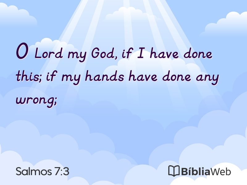 Salmos 7:3 em imagem para compartilhar