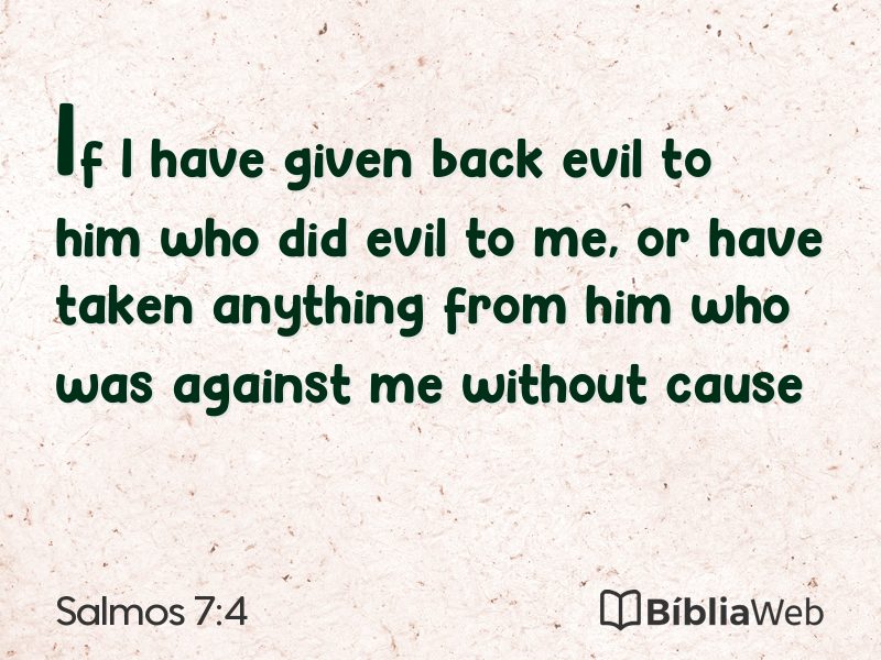 Salmos 7:4 em imagem para compartilhar