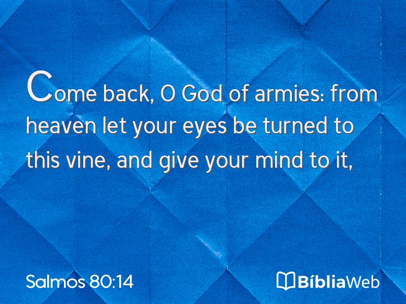 Salmos 80:14 em imagem para compartilhar