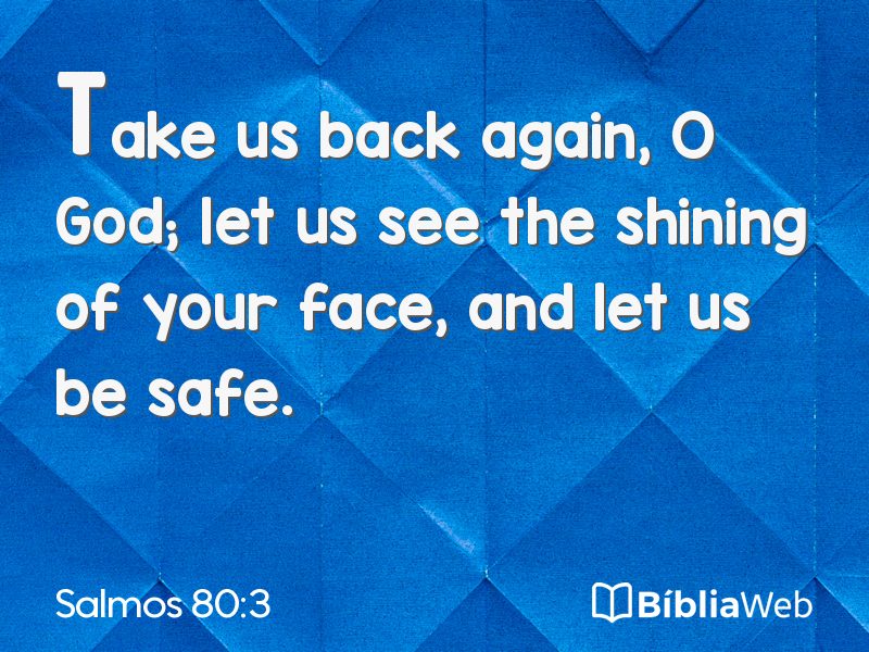 Salmos 80:3 em imagem para compartilhar