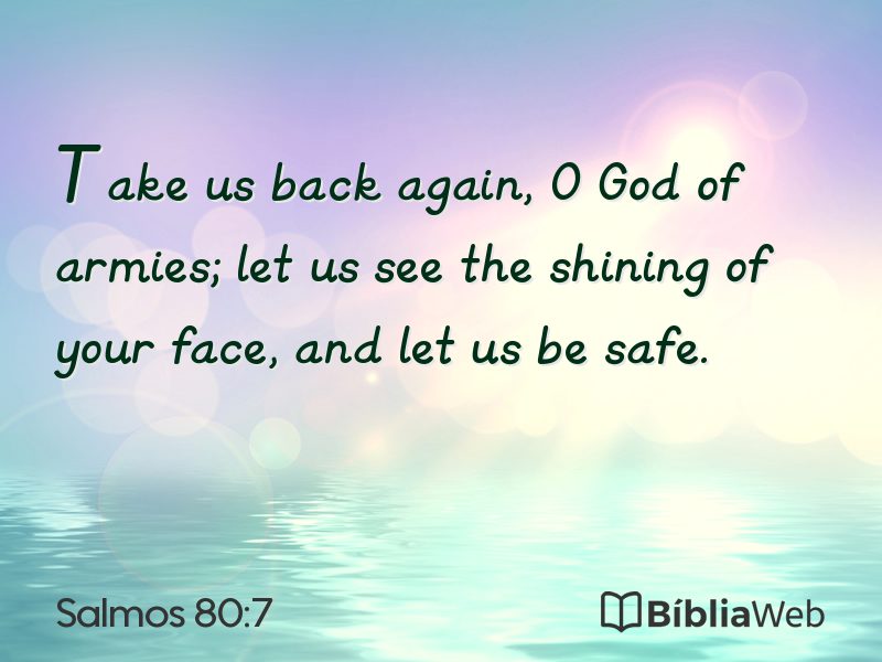 Salmos 80:7 em imagem para compartilhar
