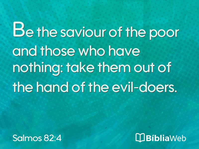 Salmos 82:4 em imagem para compartilhar
