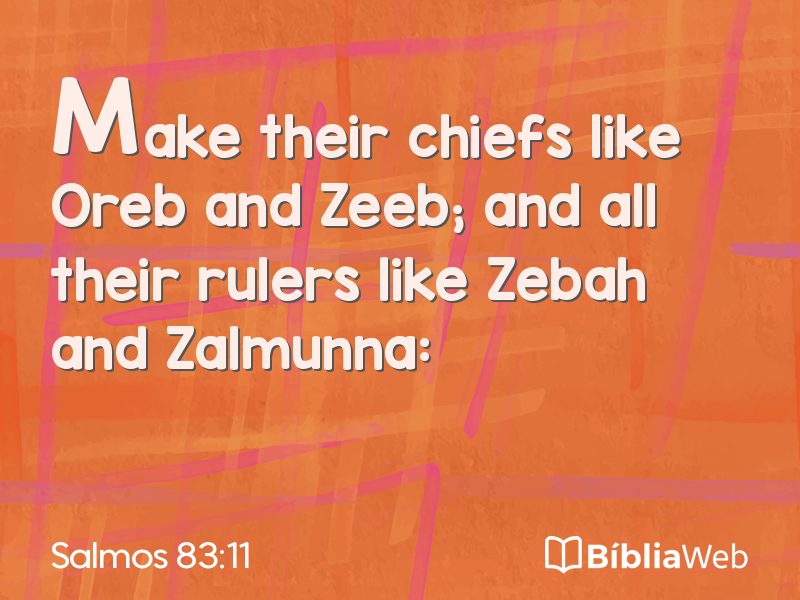 Salmos 83:11 em imagem para compartilhar