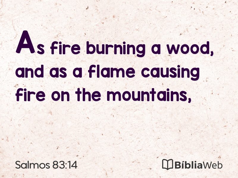 Salmos 83:14 em imagem para compartilhar