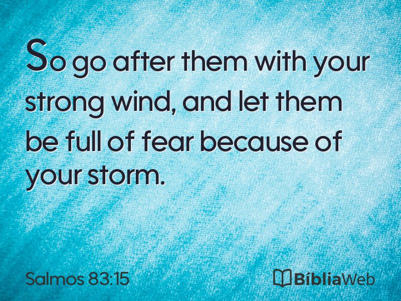Salmos 83:15 em imagem para compartilhar