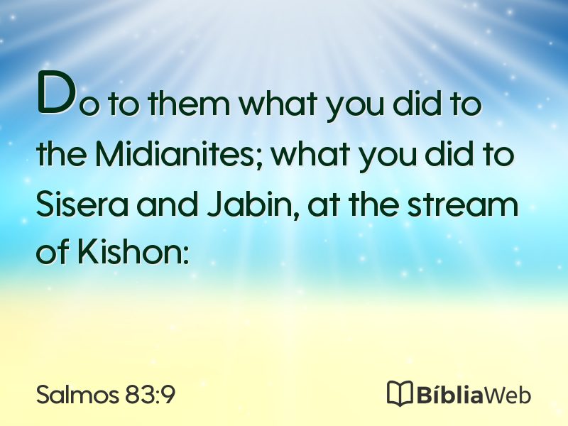Salmos 83:9 em imagem para compartilhar