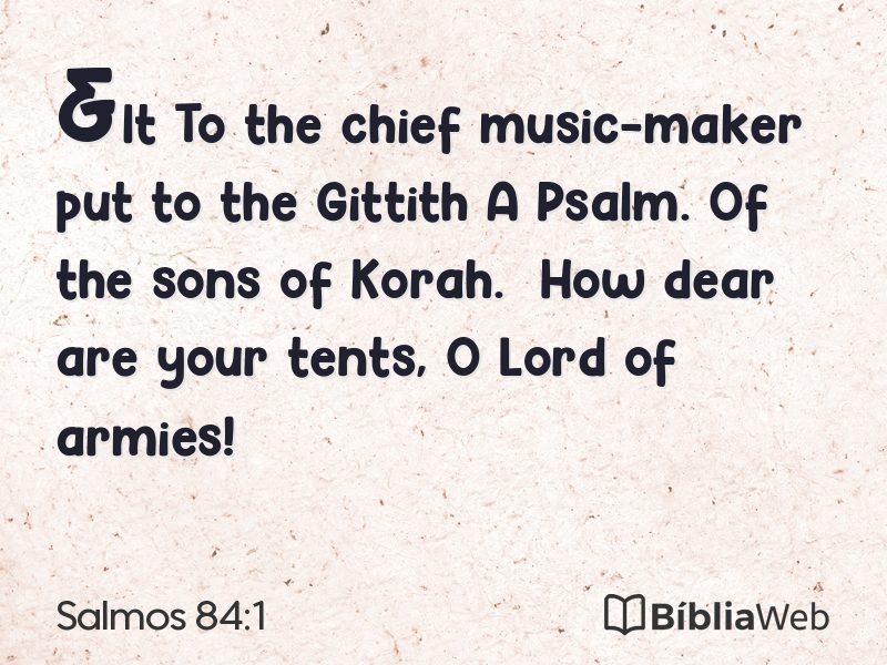 Salmos 84:1 em imagem para compartilhar