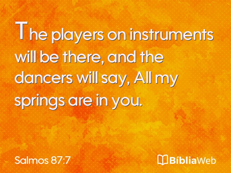 Salmos 87:7 em imagem para compartilhar