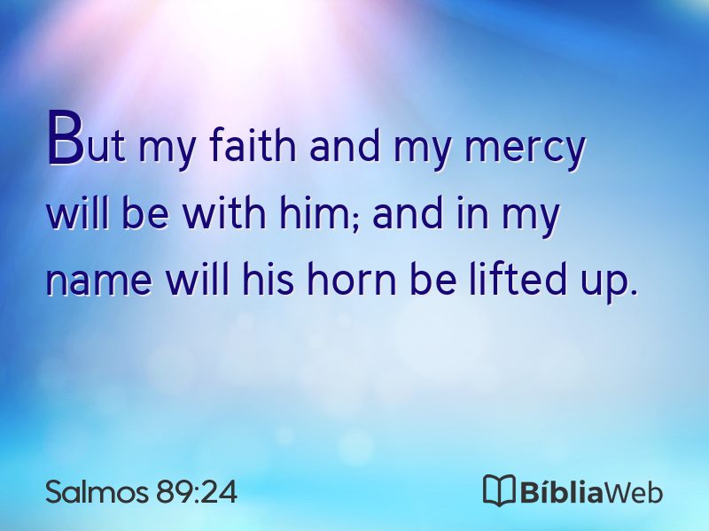 Salmos 89:24 em imagem para compartilhar