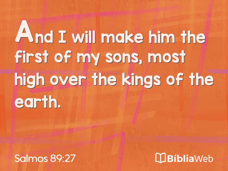 Salmos 89:27 em imagem para compartilhar